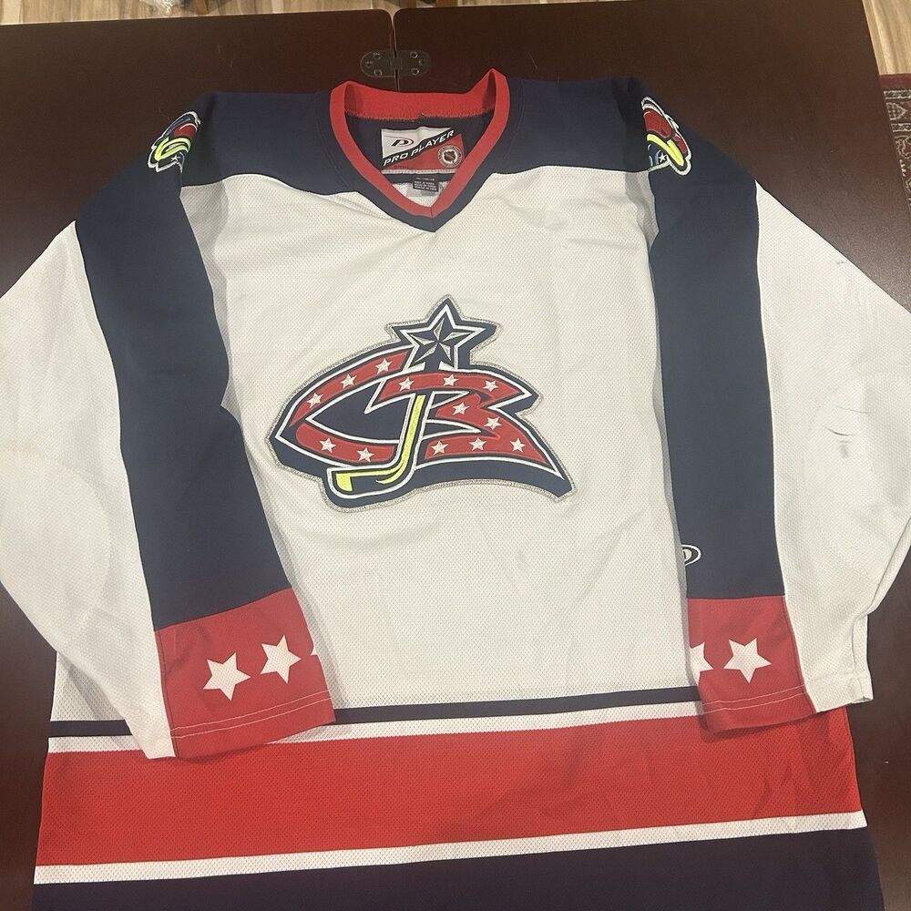 VTG Columbus Blue Jackets Jersey Mens XL Western Conference Hockey Pro Player